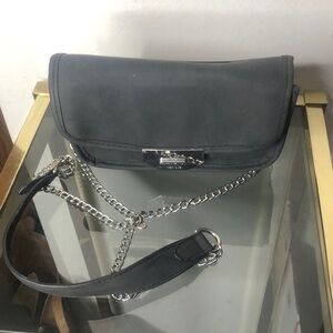 Kensie black chain strap crossbody purse